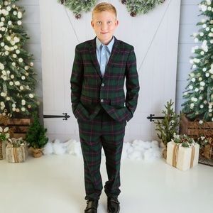 NWT ♥️ Crewcuts blazer, pants suit  - stunning plaid - wool - size 12 ♥️
